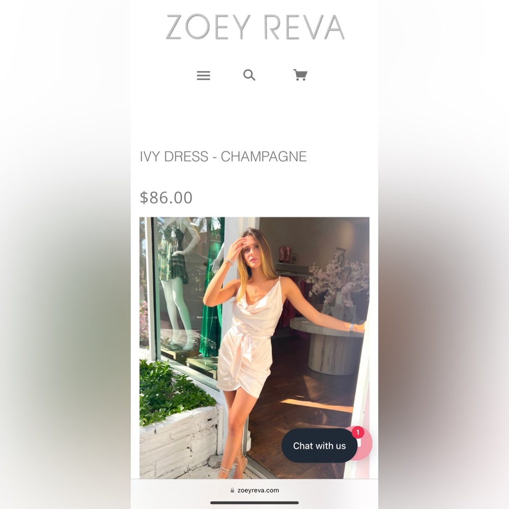Zoey Reva Ivy Dress - Champagne